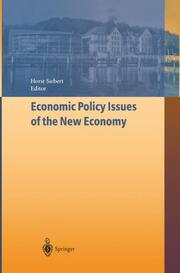 Economic Policy Issues of the New Economy - Cover
