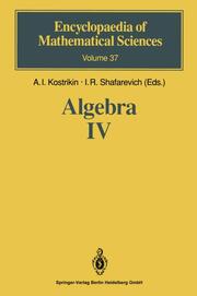 Algebra IV - Cover