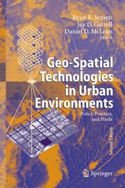 Geo-Spatial Technologies in Urban Environments - Cover