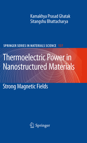 Thermoelectric Power in Nanostructured Materials under Strong Magnetic Field