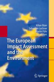 European Impact Assessment and the Environment - Cover