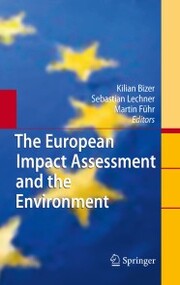 The European Impact Assessment and the Environment - Cover