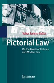 Pictorial Law - From Law of Words to Law of Pictures