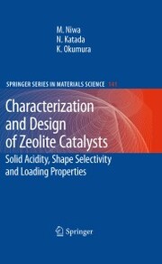 Characterization and Design of Zeolite Catalysts - Cover