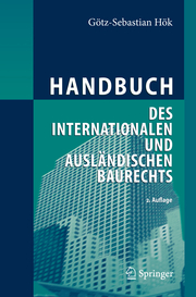 Handbuch des internationalen und ausländischen Baurechts