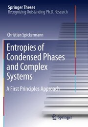 Entropies of Condensed Phases and Complex Systems