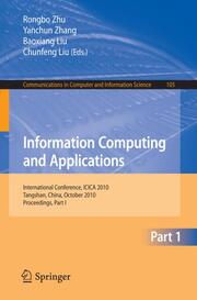 Information Computing and Applications, Part I - Cover