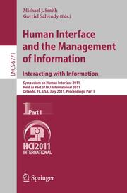 Human Interface and the Management of Information.Interacting with Information
