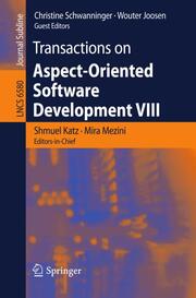 Transactions on Aspect-Oriented Software Development VIII - Cover