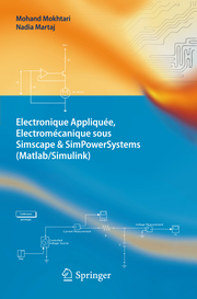 Electronique Appliquée, Electromécanique sous Simscape & SimPowerSystems (Matlab/Simulink) - Cover