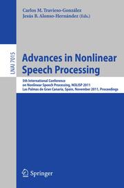 Advances in Nonlinear Speech Processing - Cover