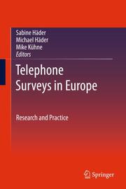Telephone Surveys in Europe: Research and Practice - Cover