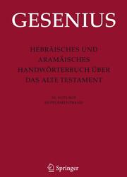 Hebräisches und Aramäisches Handwörterbuch über das Alte Testament - Cover