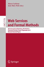 Web Services and Formal Methods - Cover