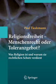 Religionsfreiheit - Menschenrecht oder Toleranzgebot? - Cover
