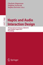 Haptic and Audio Interaction Design - Cover