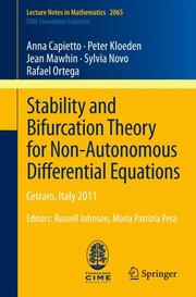 Stability and Bifurcation Theory for Non-Autonomous Differential Equations
