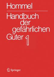 Handbuch der gefährlichen Güter. Band 1: Merkblätter 1 - 414