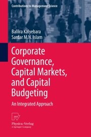 Corporate Governance, Capital Markets, and Capital Budgeting - Cover