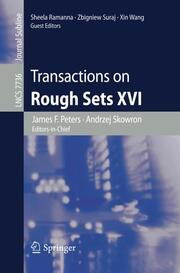 Transactions on Rough Sets XVI - Cover