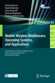 Mobile Wireless Middleware, Operating Systems, and Applications - Cover