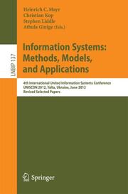 Information Systems: Methods, Models, and Applications - Cover