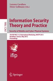 Information Security Theory and Practice.Security of Mobile and Cyber-Physical Systems - Cover