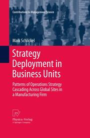 Strategy Deployment in Business Units - Cover