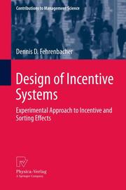 Design of Incentive Systems - Cover