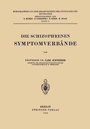 Die Schizophrenen Symptomverbände