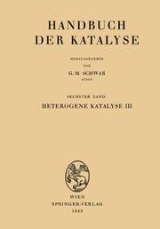 Heterogene Katalyse III - Cover