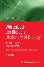 Wörterbuch der Biologie Dictionary of Biology - Cover