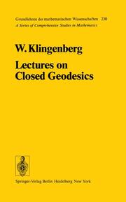 Lectures on Closed Geodesics - Cover