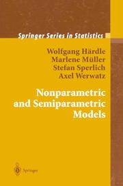 Nonparametric and Semiparametric Models