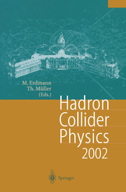 Hadron Collider Physics 2002 - Cover