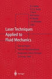 Laser Techniques Applied to Fluid Mechanics