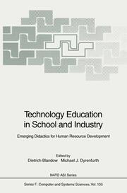 Technology Education in School and Industry - Cover