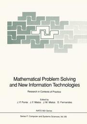 Mathematical Problem Solving and New Information Technologies - Cover