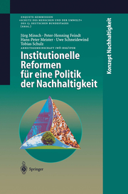 Institutionelle Reformen für eine Politik der Nachhaltigkeit - Cover