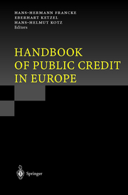 Handbook of Public Credit in Europe