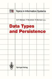 Data Types and Persistence - Cover