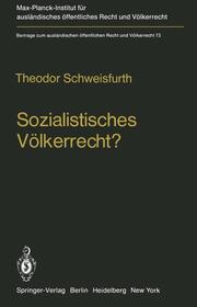 Sozialistisches Völkerrecht? - Cover