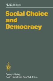 Social Choice and Democracy - Cover