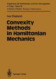 Convexity Methods in Hamiltonian Mechanics - Cover