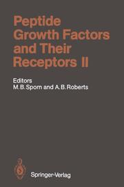 Peptide Growth Factors and Their Receptors II - Cover