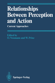 Relationships Between Perception and Action - Cover