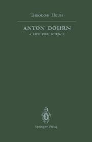 Anton Dohrn - Cover
