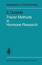 Tracer Methods in Hormone Research - Cover
