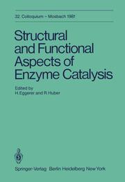 Structural and Functional Aspects of Enzyme Catalysis