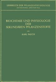 Biochemie und Physiologie der Sekundären Pflanzenstoffe - Cover